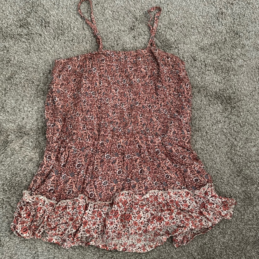 Sim and Sam Flowery flowy tank top